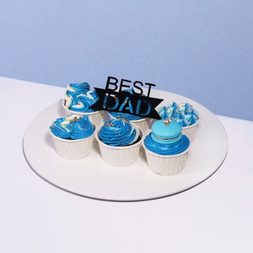 Dad's Cupcake 6 Pieces
