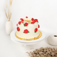 Classic Rose Cake 6 inch
