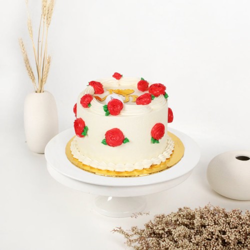 Classic Rose Cake 6 inch