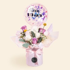 Cathy Balloon Fresh Flower Box