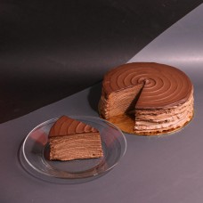 Mother's Day Bundle 61% Dark Chocolate Mille Crepe Cake (6 Inch)