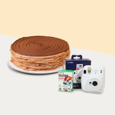 61% Dark Chocolate Mille Crepe Cake Happy Memories Bundle