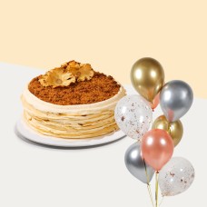 Summer Pineapple Mille Crepe Cake Majestic Bundle