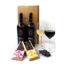 Bordeaux wine and chocolate
