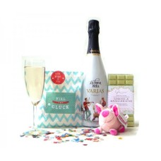 Happy New Year champagne gift