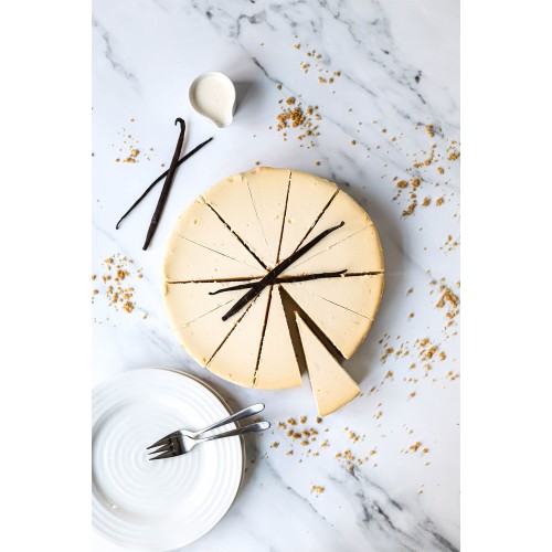 New York Baked Vanilla Cheesecake