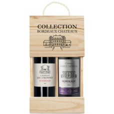 Collection Bordeaux 2x75cl in Wooden Gift Box