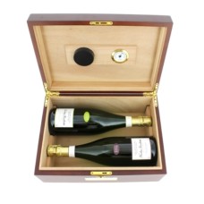 Nicolas Feuillatte, Cigar Humidor With 2 Grand Cru Vintage Champagnes, France, White – Brut, 2x75cl
