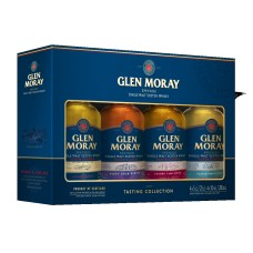 Glen Moray, Classic Range Tasting Collection of Scotch Single Malt Whiskies, Giftbox Includes 4x5cl