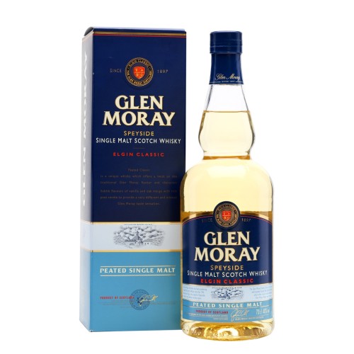 Glen Moray Classic Peated Single Malt Whisky, 70cl