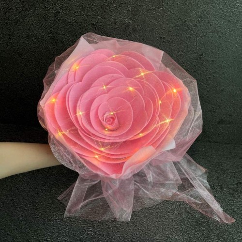 Pink Romance Bouquet (Foam Flower)