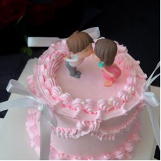 Lovey-Dovey Taro Cake