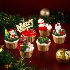 Xmas Surprise Cupcakes (6 pcs)