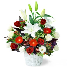 Lily winter arrangement
