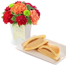 Glamorous (Red) And 10 Pieces (Milk, Cheese, Morinaga Milk Caramel)
