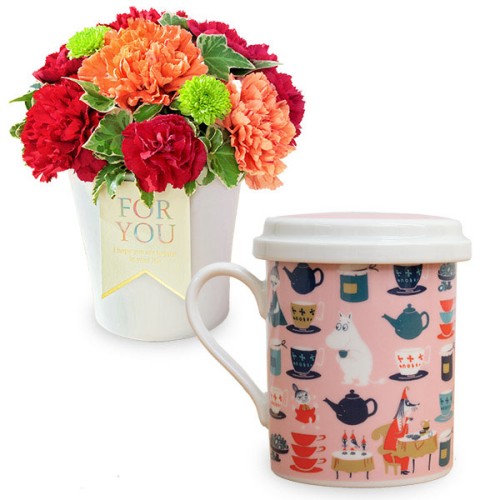 Glamorous (Red) And Moomin Mamma'S Treat Mug