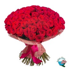 Bunch of 200 red roses (Deluxe)
