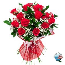 Red roses bouquet (Deluxe)
