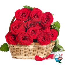 Basket of red roses (Refined)