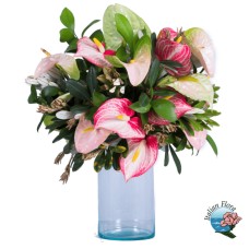Bouquet of pink anthurium flowers (Refined)