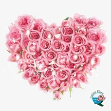 Heart of pink roses (Refined)