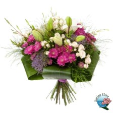White and pink bouquet (Deluxe)