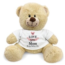 We Love You Mom Sherman Teddy Bear