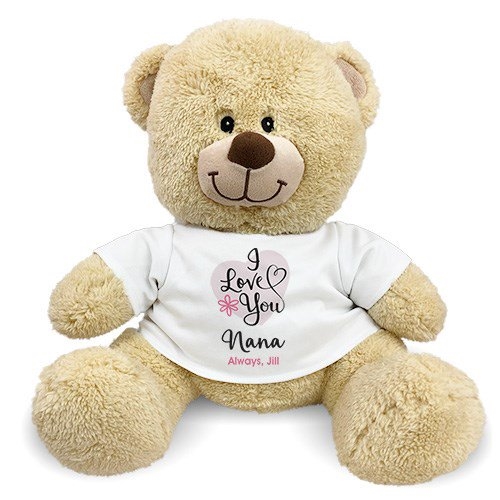 I Love You Nana Sherman Teddy Bear