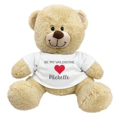 Personalized Be My Valentine stuffed Animal