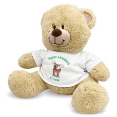 Personalized Reindeer Teddy Bear