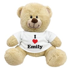 I Love You Personalized Valentine's Day Bear