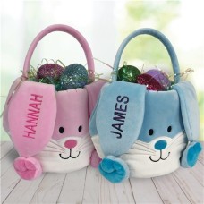 Embroidered Easter Bunny Basket