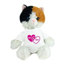 Personalized Two Hearts As One 12'' Esmeralda Cat