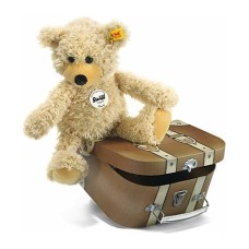 Steiff Charly Dangling Teddy Bear in Suitcase