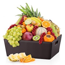 Leather Hamper Exotic Fruit