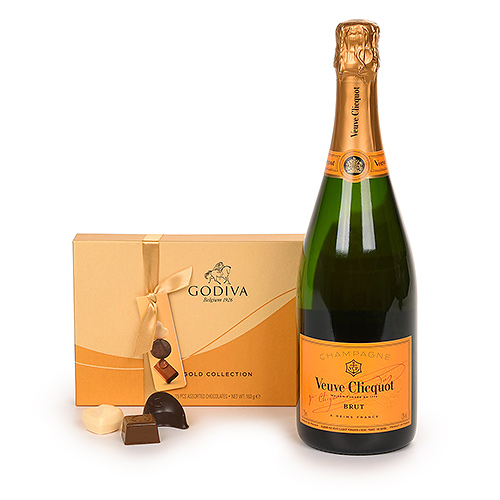 Godiva Gold Chocolates & Champage