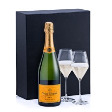 Champagne Veuve Clicquot & 2 Glasses