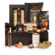 Aperitive gift box with Wine tubes and truffles