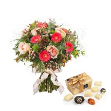 Seasonal Bouquet with Leonidas Chocolate