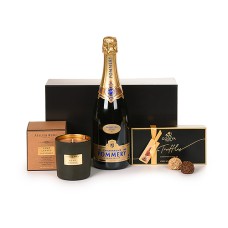 Atelier Rebul : Hemp Leaves candle, Pommery Grand Cru champagne & Godiva truffles