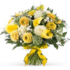 Springtime Fresh - Large (Yellow Spring Sunshine Bouquet - Medium (30 cm))