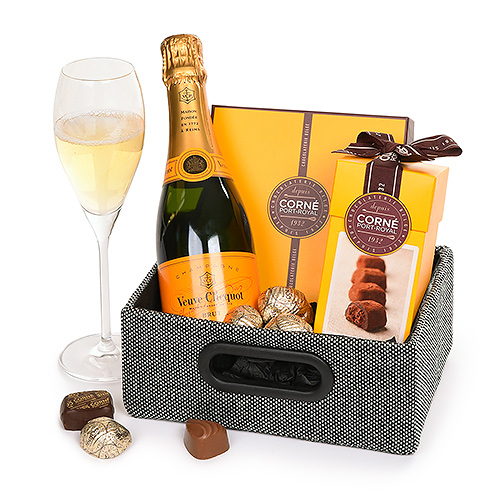Chocolates And Veuve Clicquot