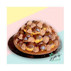 Chocolate Profiterole Cake