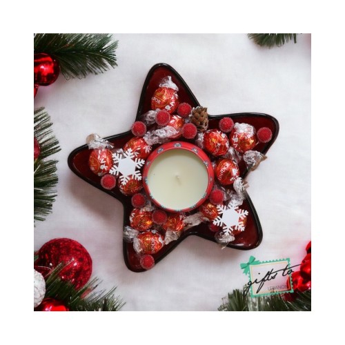 Lindor Red Star Chocolate Tray