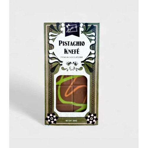 Pistachio KnefÃ© Dubai Chocolate Bar 200G