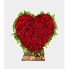 Majestic Roses Heart Stand