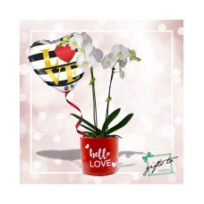 White Love Pot