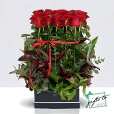 Passion Petals: 40 Red Roses Arrangement
