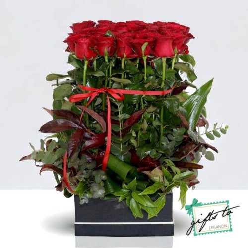 Passion Petals: 40 Red Roses Arrangement