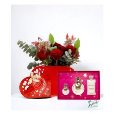 BVLGARI OMNIA & Lindt Red Roses Bundle